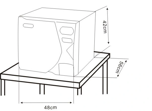 14L Class N Beauty Salon Sterilization Equipment